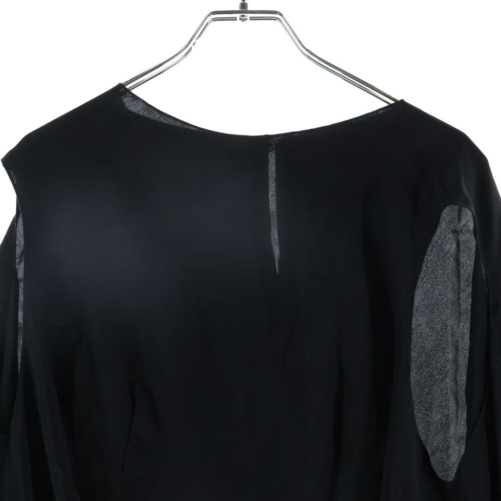 CHANEL(シャネル) ケープ風シルクトップス ブラック #40 P19052V09678 レディース