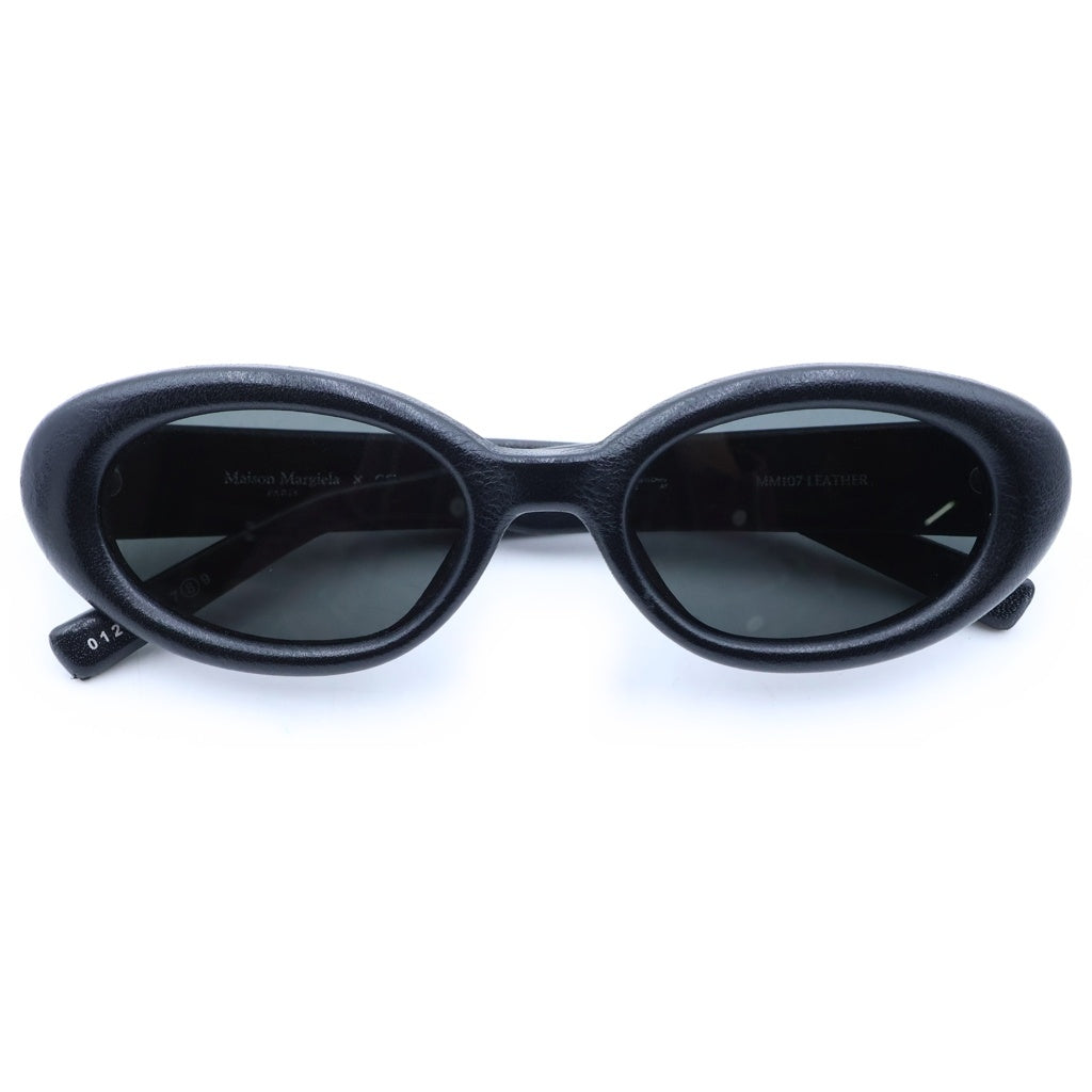 Maison Margiela(メゾンマルジェラ) ×GENTLE MONSTER Leather L01 ジェントルモンスター セラミック サングラス ブラック MM107