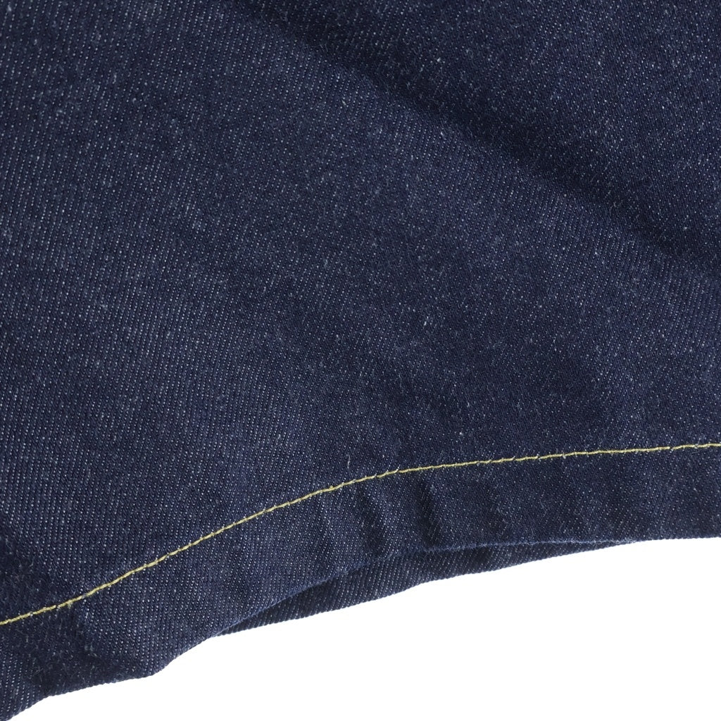 DIESEL(ディーゼル) D-LIVERY-SHORT ウォッシュ加工 フロントボタン ワイドデニム ハーフパンツ インディゴ A14072
