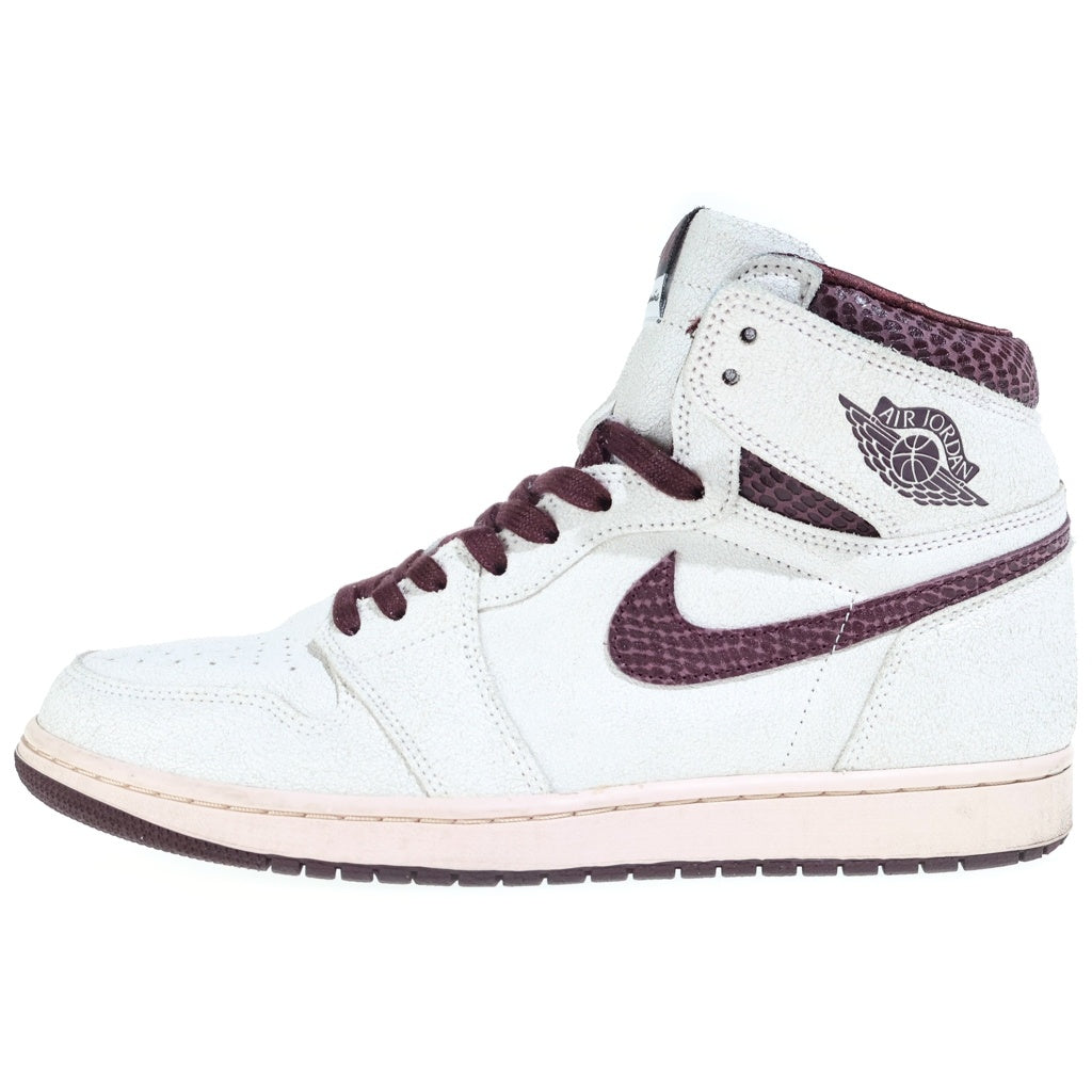 NIKE(ナイキ) ×A Ma Maniere AIR JORDAN1 RETRO HIGH OG SAIL AND BURGUNDY アママニエール エアジョーダン1 レトロ セイル アンド バーガンディ DO7097-100