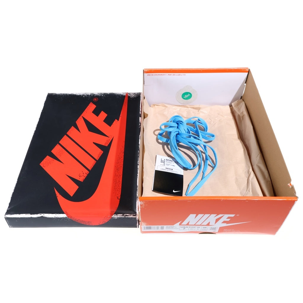 NIKE(ナイキ) エアジョーダン1 レトロ HAGH OG ハイカットスニーカー ホワイト×ライトブルー #25 DZ5485-402