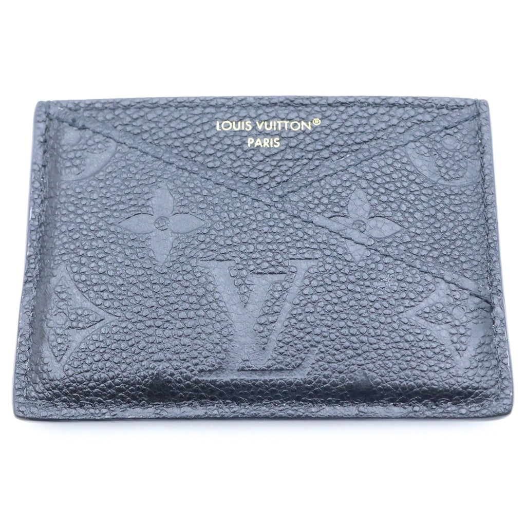 LOUIS VUITTON(ルイヴィトン) モノグラムアンプラント ポルトカルトクリスクロス カードケース 名刺入れ ブラック レザー M13695 レディース