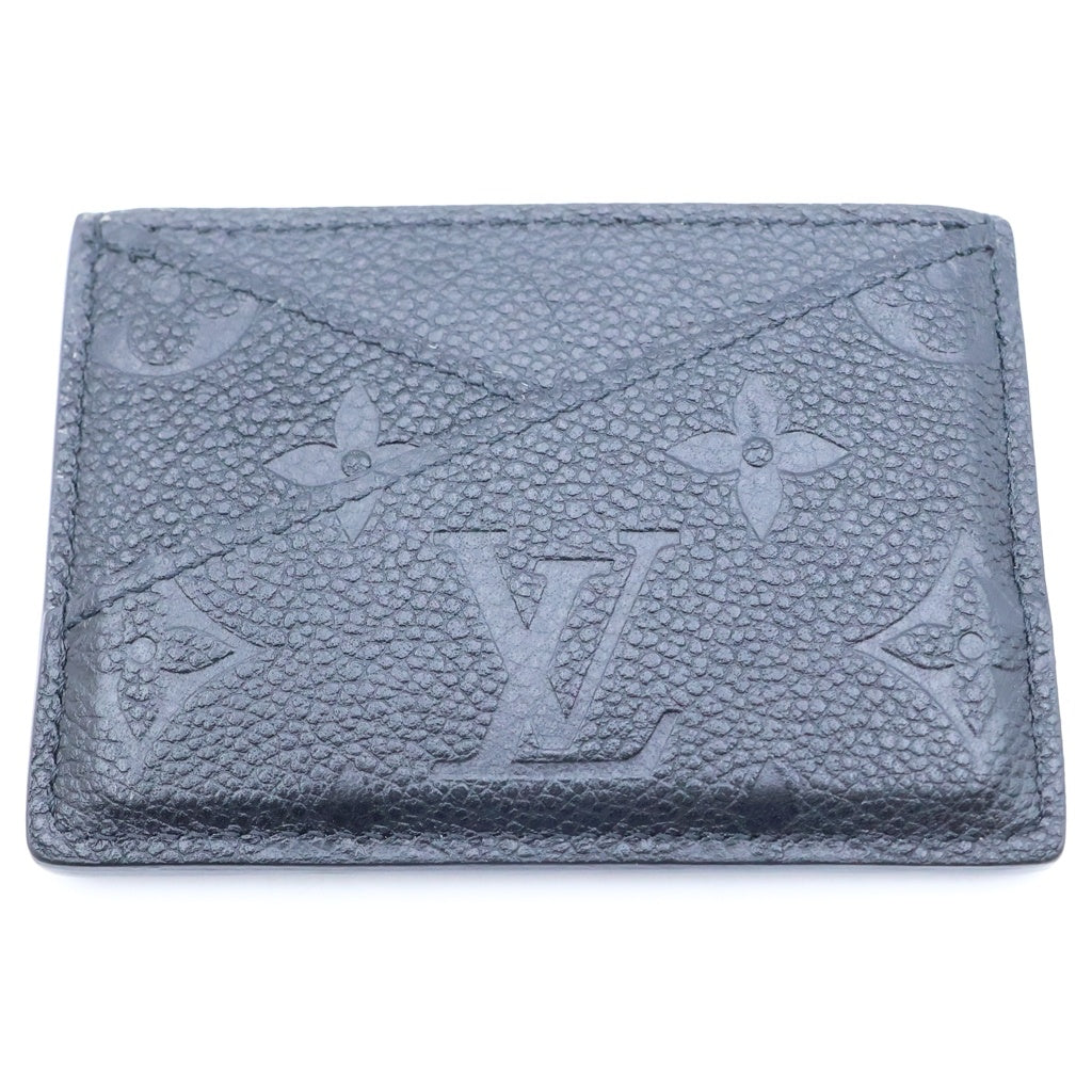LOUIS VUITTON(ルイヴィトン) モノグラムアンプラント ポルトカルトクリスクロス カードケース 名刺入れ ブラック レザー M13695 レディース