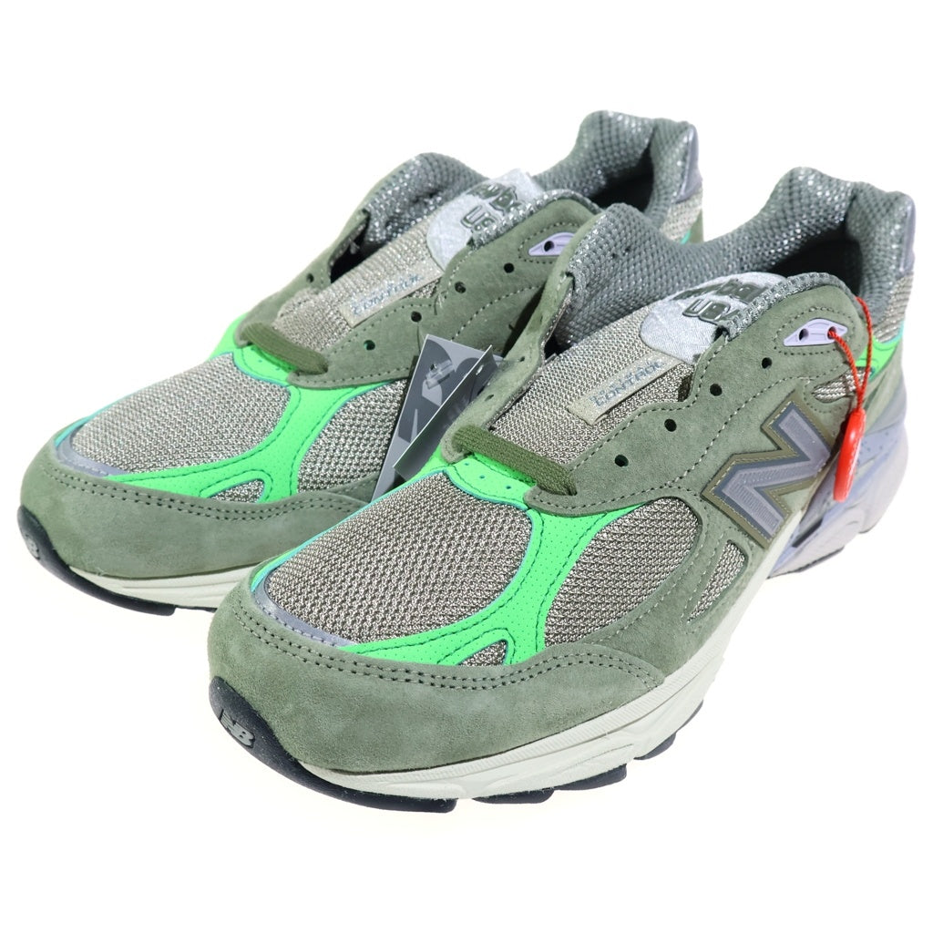 New Balance(ニューバランス) ×Patta 990V3 KEEP YOUR FAMILY CLOSE パタ キープ ユア ファミリー クローズ ローカットスニーカー カーキ US8/26cm M990PP3