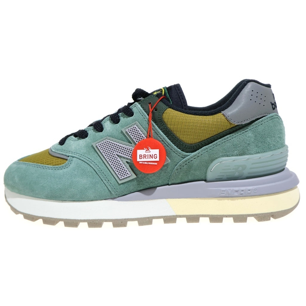 New Balance(ニューバランス) ×Stone Island 574LEGACY ストーンアイランド レガシー ブルー/イエロー US8/26cm U574LGTN