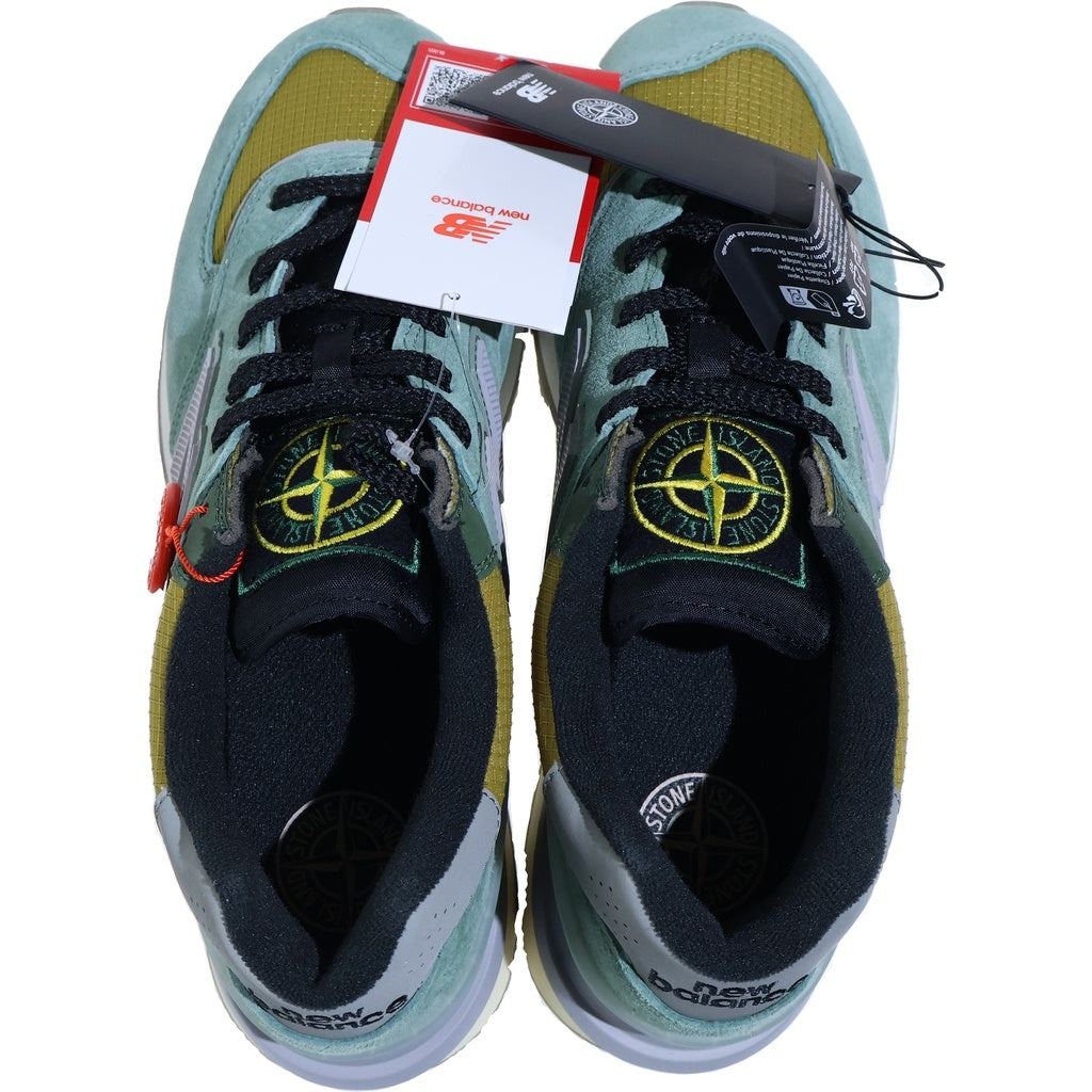 New Balance(ニューバランス) ×Stone Island 574LEGACY ストーンアイランド レガシー ブルー/イエロー US8/26cm U574LGTN