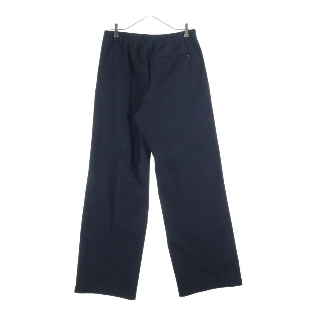 HYKE(ハイク) TASLAN WIDE LEG PANTS タスラン ワイドレッグ ロングパンツ イージーパンツ ブラック 241-13293