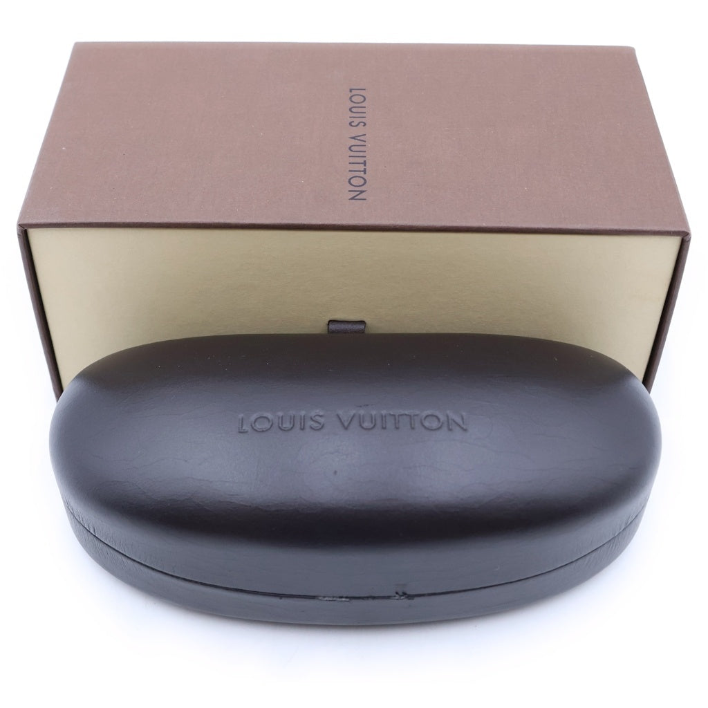LOUIS VUITTON(ルイヴィトン) サイドモノグラム オーバル サングラス 眼鏡 アイウェア ブラック Z0033W