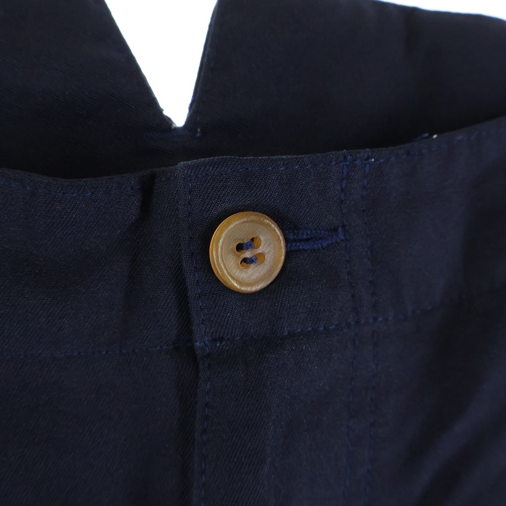 COMME des GARCONS HOMME PLUS(コムデギャルソンオムプリュス) 13AW ツリーオブユース期 ジップフライ ポリエステル縮絨 七分丈 ショートパンツ ショーツ ブラック PL-P021