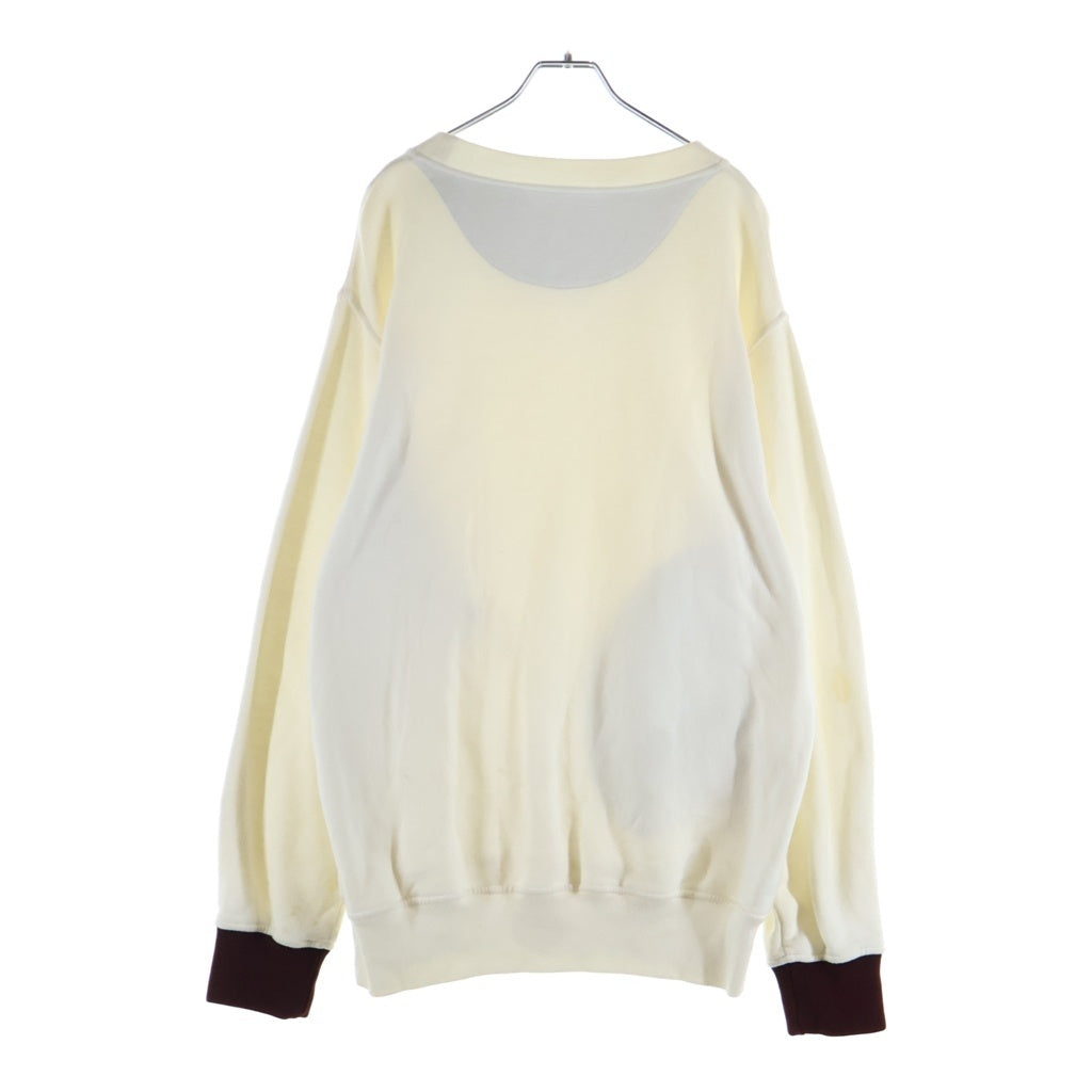 MARNI(マルニ) フロントポケット付き クルーネック プルオーバーパーカー スウェットシャツ ホワイト M05GU0046