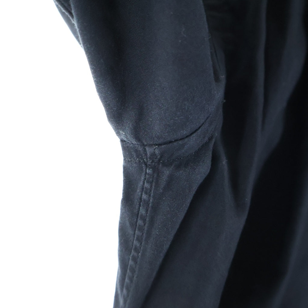 COMME des GARCONS HOMME PLUS(コムデギャルソンオムプリュス) 11AW ボタンフライ 七分丈 長袖 シャツ ブラック PI-B008
