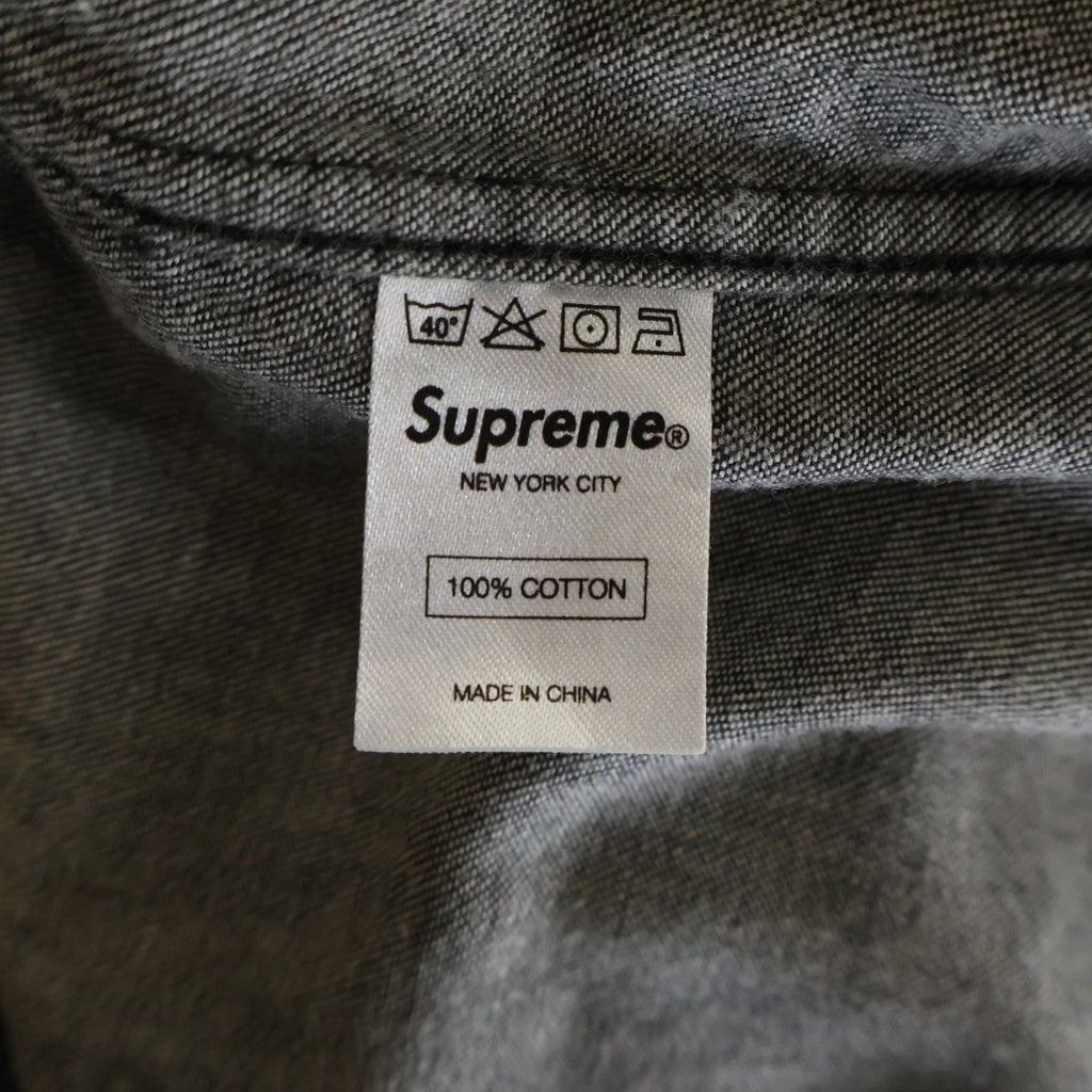 SUPREME(シュプリーム) 13SS Denim Button Down Shirt デニムボタンダウン 長袖シャツ ブラック