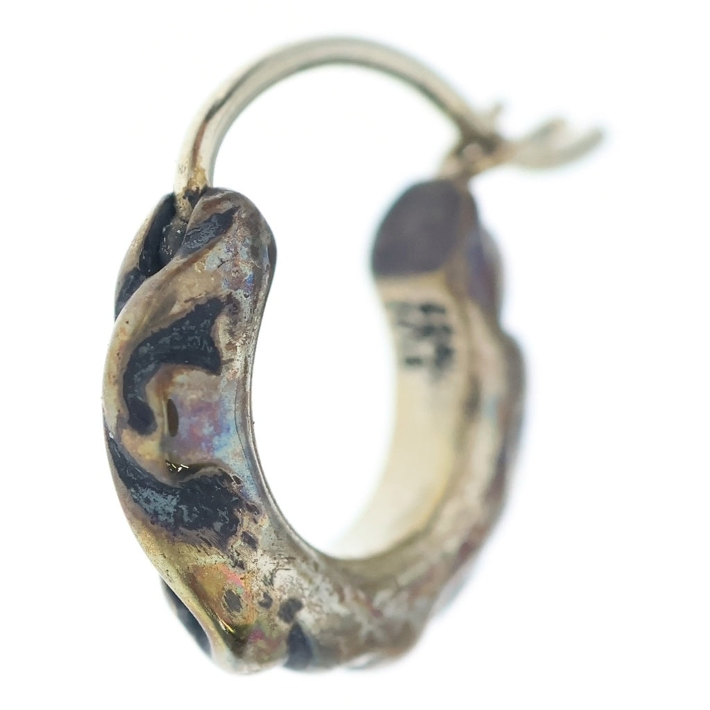 CHROME HEARTS(クロムハーツ) TNY HOOP SCRL タイニースクロールフープ シルバーピアス