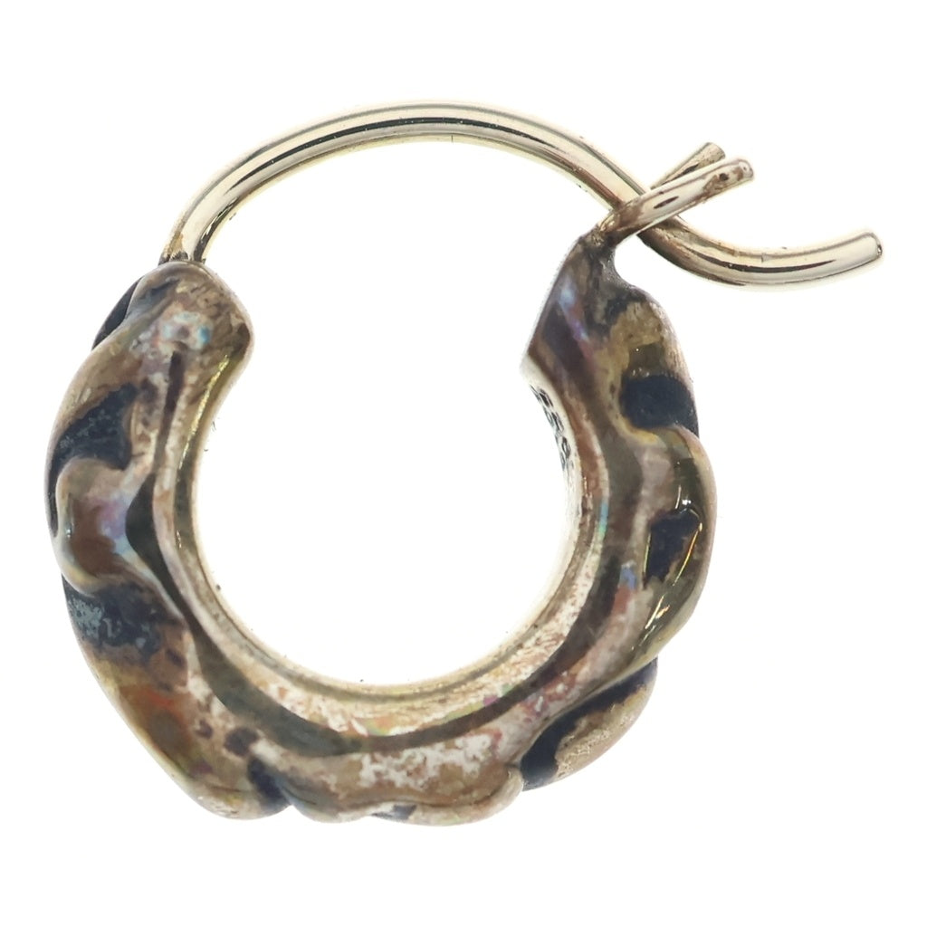 CHROME HEARTS(クロムハーツ) TNY HOOP SCRL タイニースクロールフープ シルバーピアス