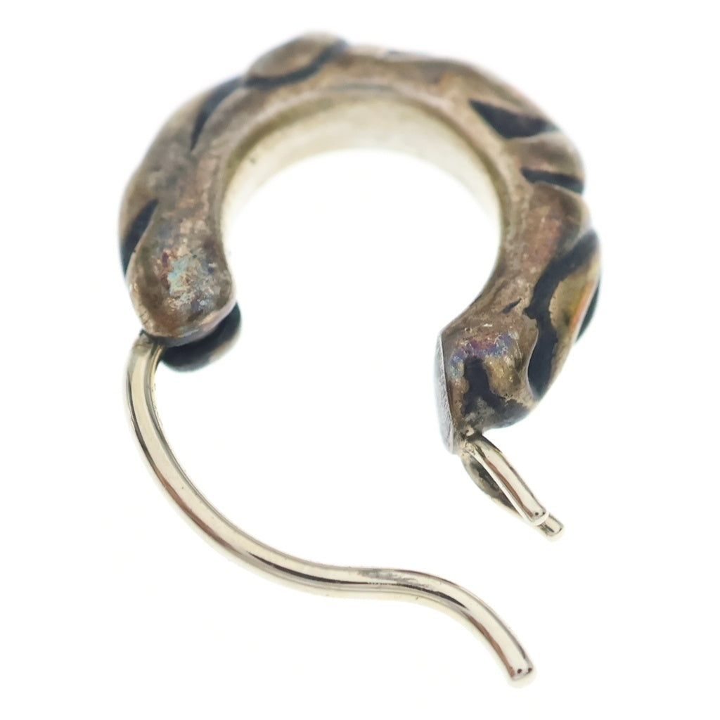 CHROME HEARTS(クロムハーツ) TNY HOOP SCRL タイニースクロールフープ シルバーピアス
