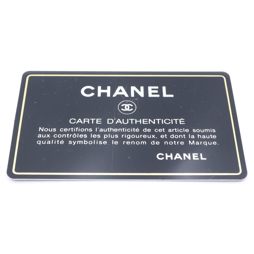 CHANEL(シャネル) チョコバー ハンドバッグ ボストンバッグ ブラック レザー 81番台 シルバー金具 レディース