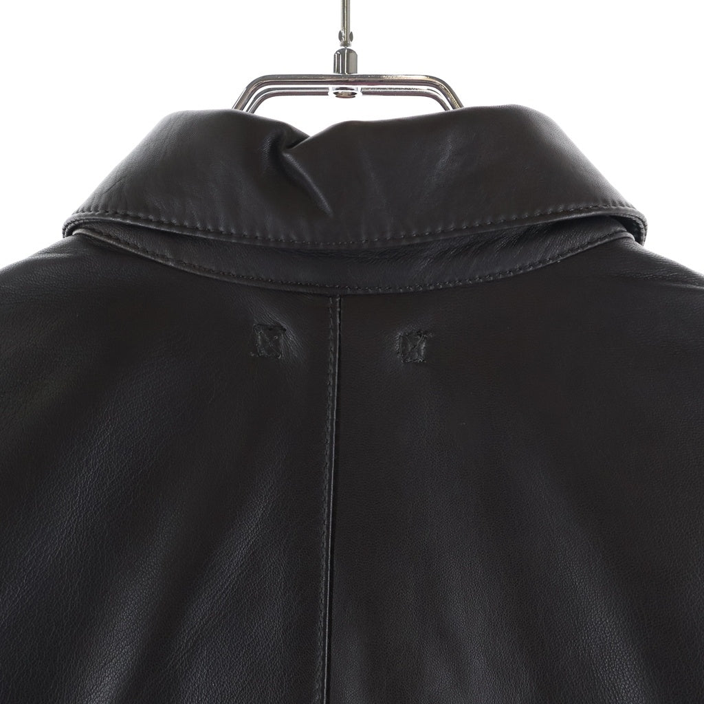 WTAPS(ダブルタップス) 12AW A-2 ラムレザー ジップアップ ジャケット ブラウン 122SPDT-JKM02