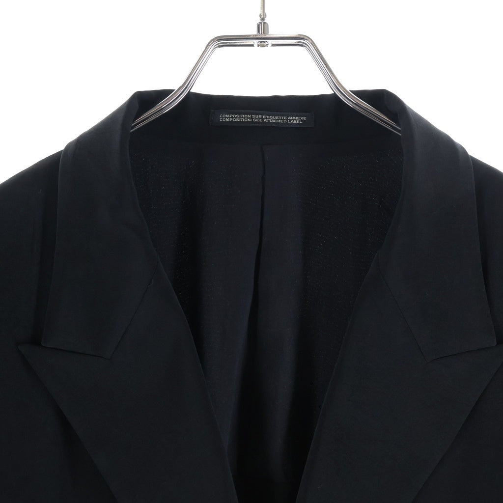 Yohji Yamamoto(ヨウジヤマモト) 25SS マルチジップ テーラードジャケット ブラック HP-J15-500