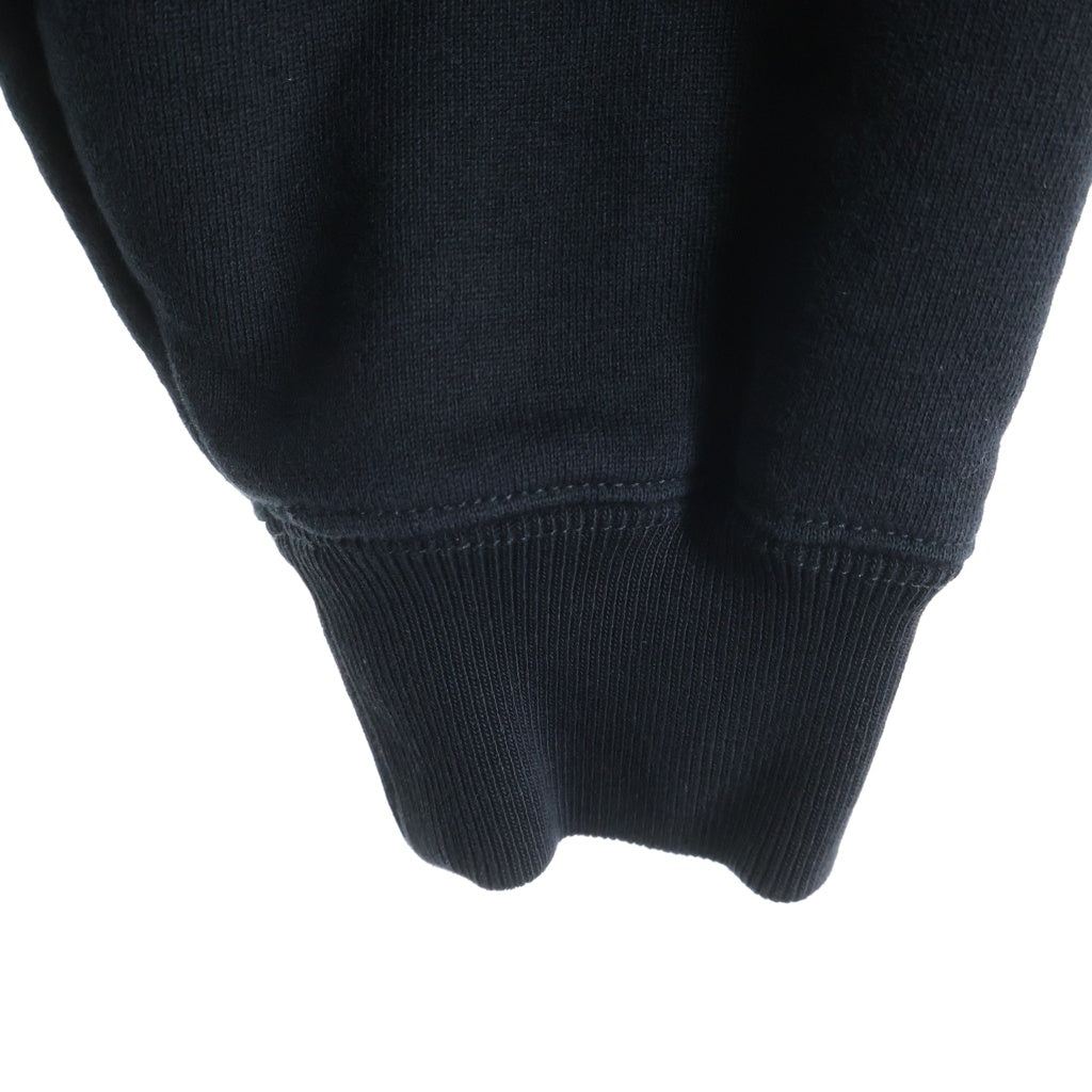 AURALEE(オーラリー) 24AW SMOOTH SOFT SWEAT PARKA スムースソフト スウェット プルオーバーパーカー ブラック A24AP01TU