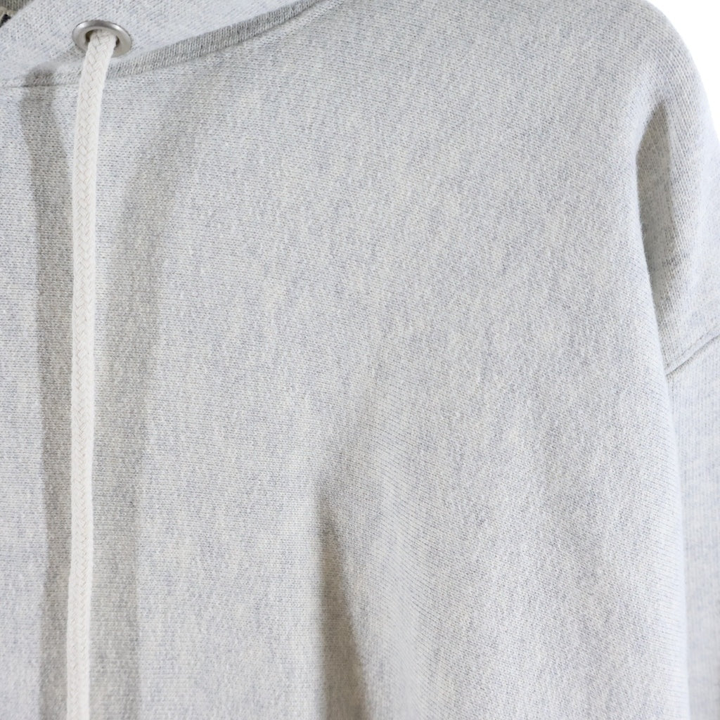 AURALEE(オーラリー) 22AW HIGH COUNT HEAVY SWEAT PARKA ハイカウント ヘビー フーデッド スウェットシャツ プルオーバーパーカー グレー A22AP01HU