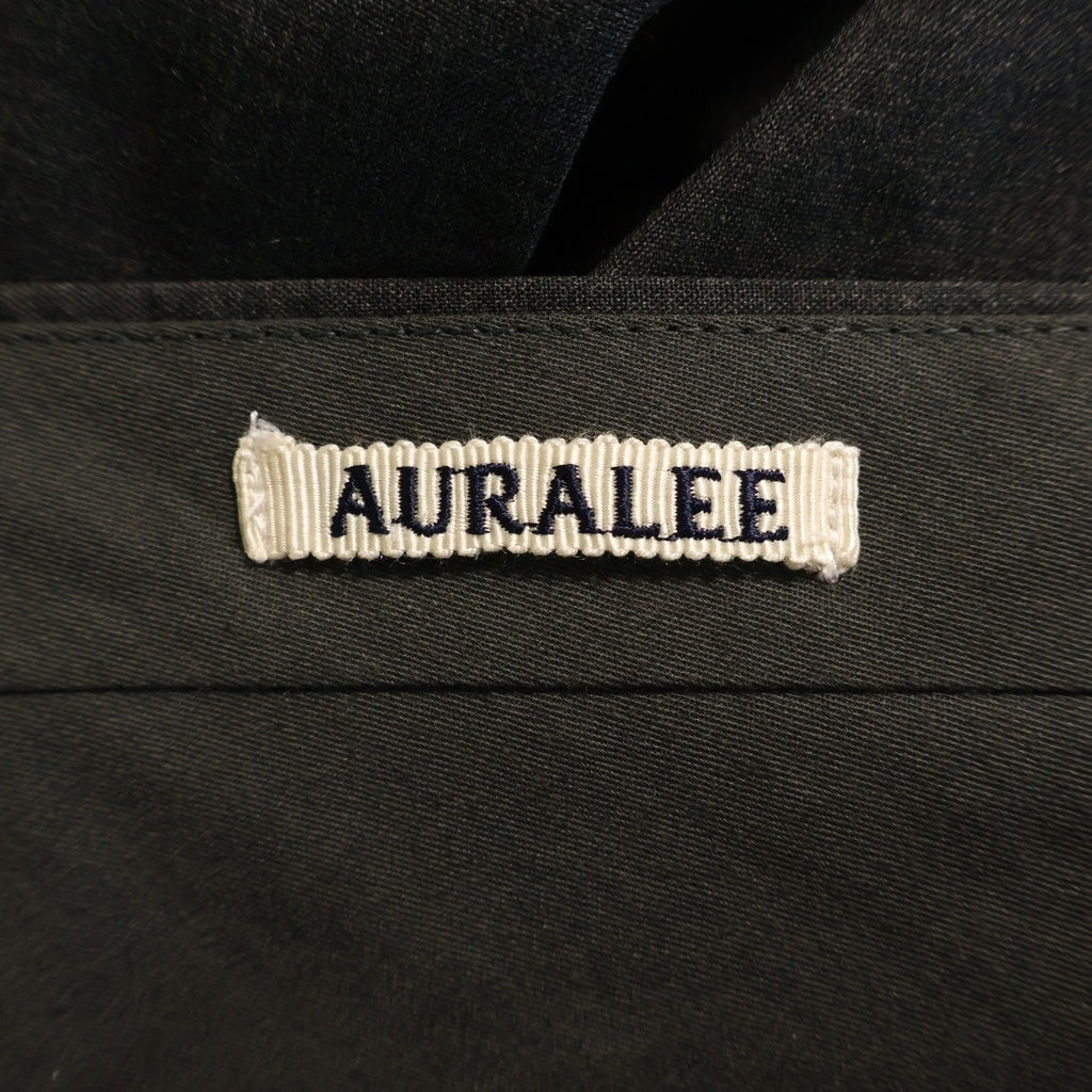 AURALEE(オーラリー) 23SS SUPER FINE TROPICAL WOOL SLACKS スーパーファイントロピカル ジップフライ ウール スラックス ロングパンツ グレー A23SP04WT