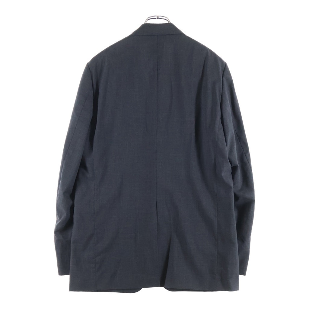 AURALEE(オーラリー) 23SS SUPER FINE TROPICAL WOOL JACKET スーパーファイントロピカル ボタンフライ テーラードジャケット グレー A23SJ02WT