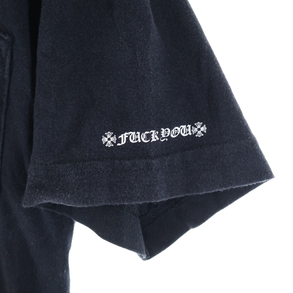 CHROME HEARTS(クロムハーツ) HORSESHOE S/S TEE ホースシュープリント ポケット半袖Tシャツ カットソー ブラック