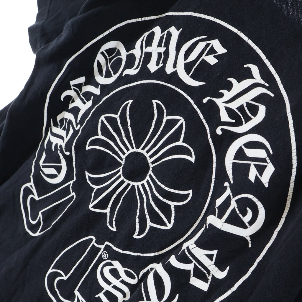 CHROME HEARTS(クロムハーツ) HORSESHOE S/S TEE ホースシュープリント ポケット半袖Tシャツ カットソー ブラック