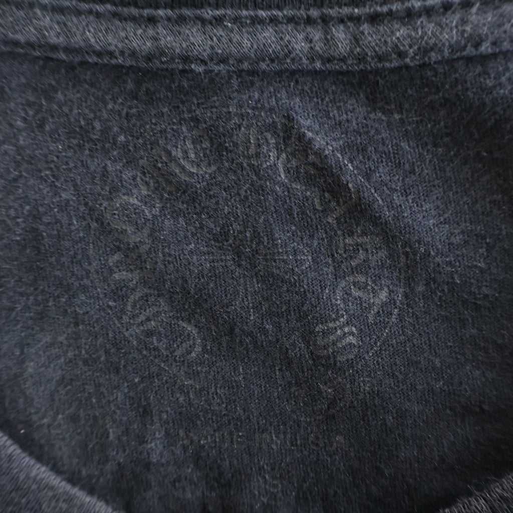 CHROME HEARTS(クロムハーツ) HORSESHOE S/S TEE ホースシュープリント ポケット半袖Tシャツ カットソー ブラック