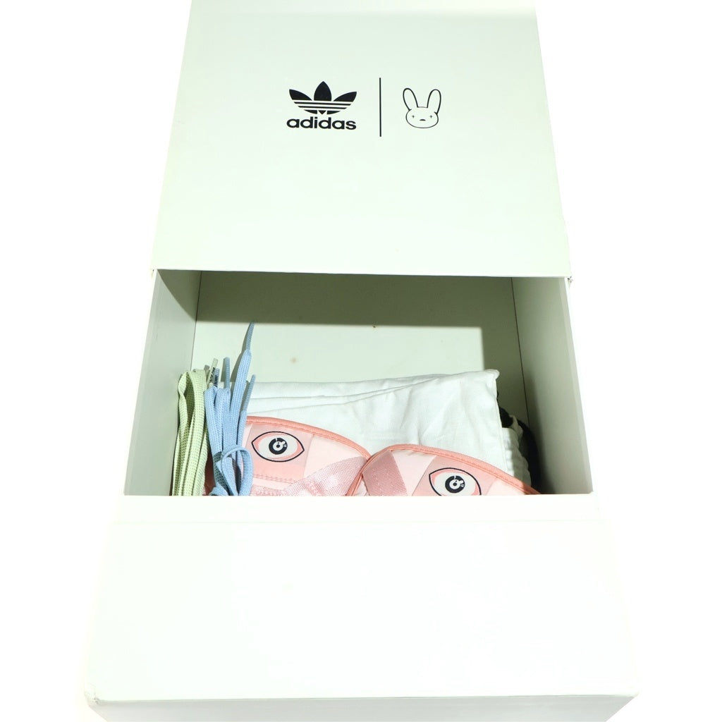 adidas(アディダス) ×Bad Bunny FORUM LOW バッドバニー フォーラム ローカットスニーカー ピンク US8.5/26.5cm GW0265