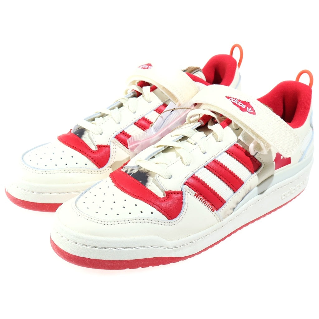 adidas(アディダス) ×Home Alone FORUM LOW ホームアローン フォーラム ローカットスニーカー ホワイト US9.5/27.5cm GZ4378