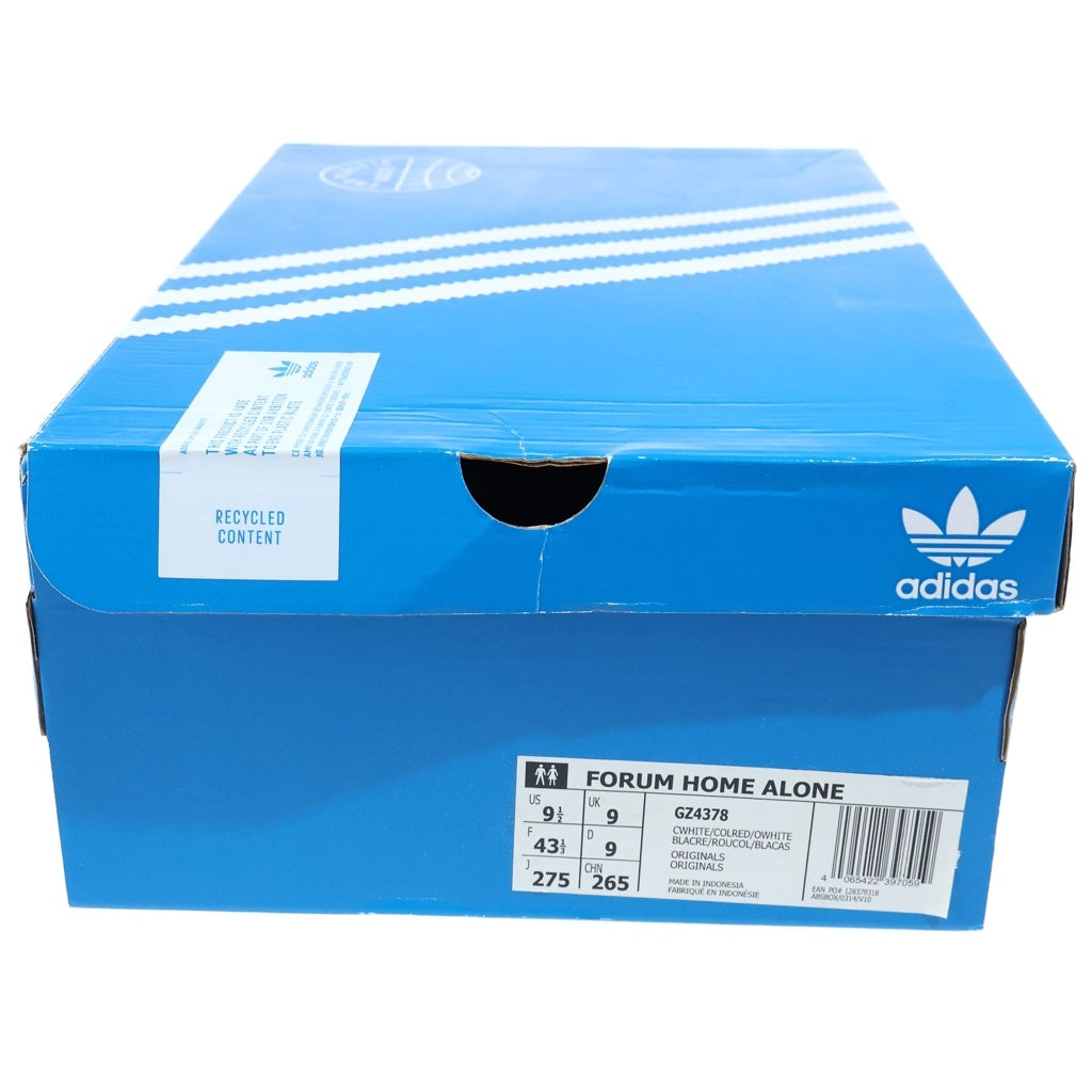 adidas(アディダス) ×Home Alone FORUM LOW ホームアローン フォーラム ローカットスニーカー ホワイト US9.5/27.5cm GZ4378
