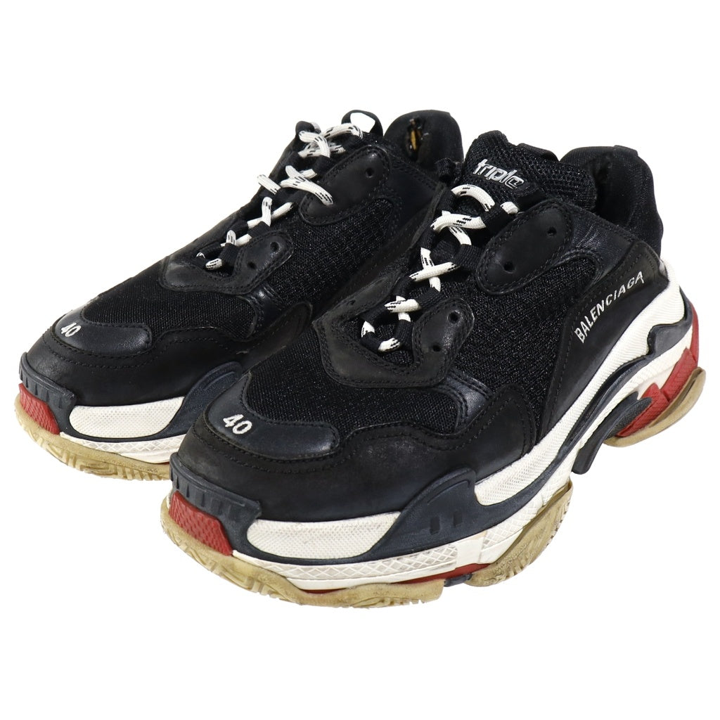 BALENCIAGA(バレンシアガ) Triple S トリプルエス ローカットシューズ スニーカー ブラック 533882