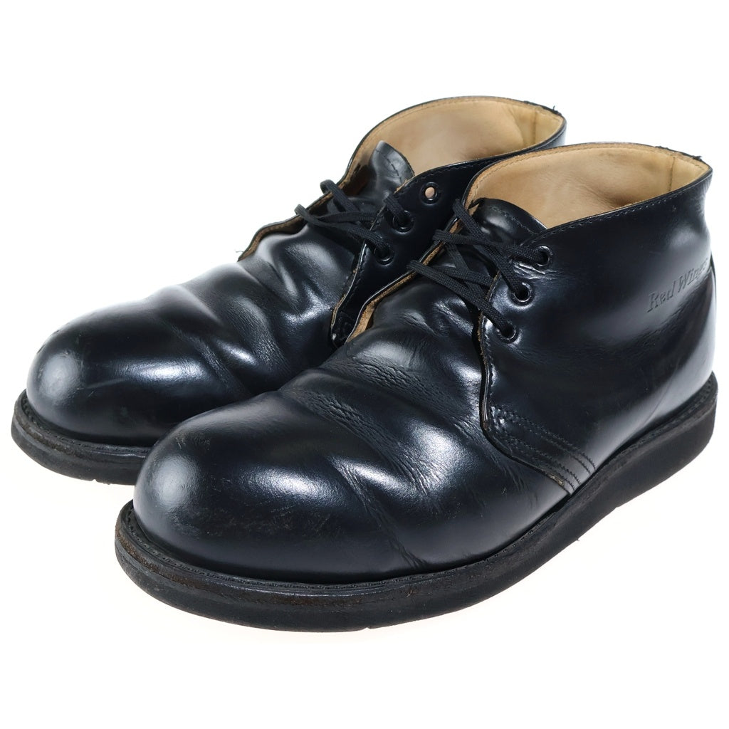 RED WING(レッド ウイング) 2597 スチールトゥ ポストマン レザー チャッカブーツ ブラック