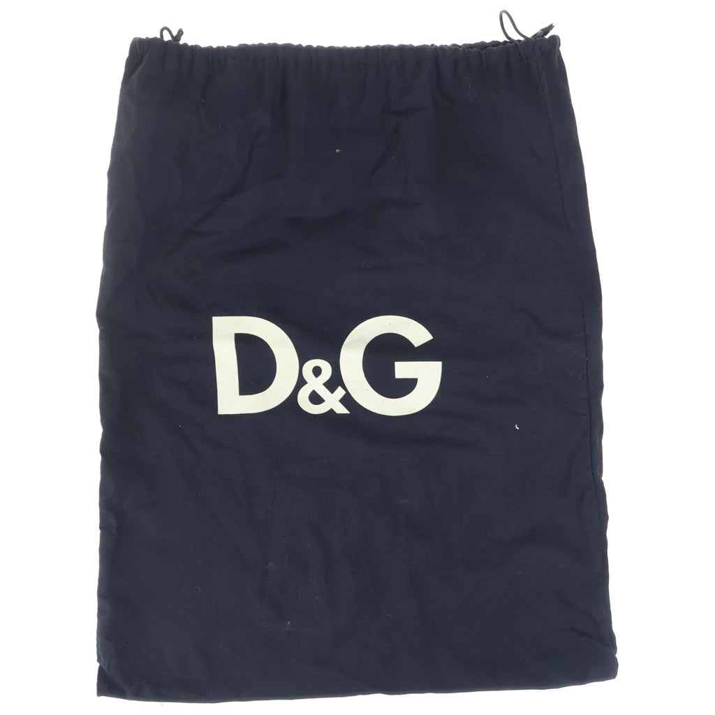 D&G(ディーアンドジー) レザーレースアップシューズ ドレスシューズ ブラック