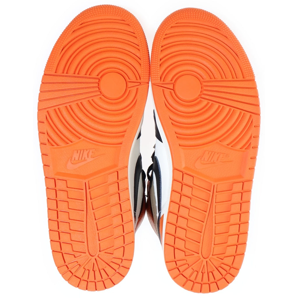 NIKE(ナイキ) AIR JORDAN 1 RETRO HIGH OG SHATTERED BACKBOARD DZ5485-008 エアジョーダン1 レトロ シャッタードバックボード ハイカットスニーカー オレンジ/ブラック US9.5/27.5cm