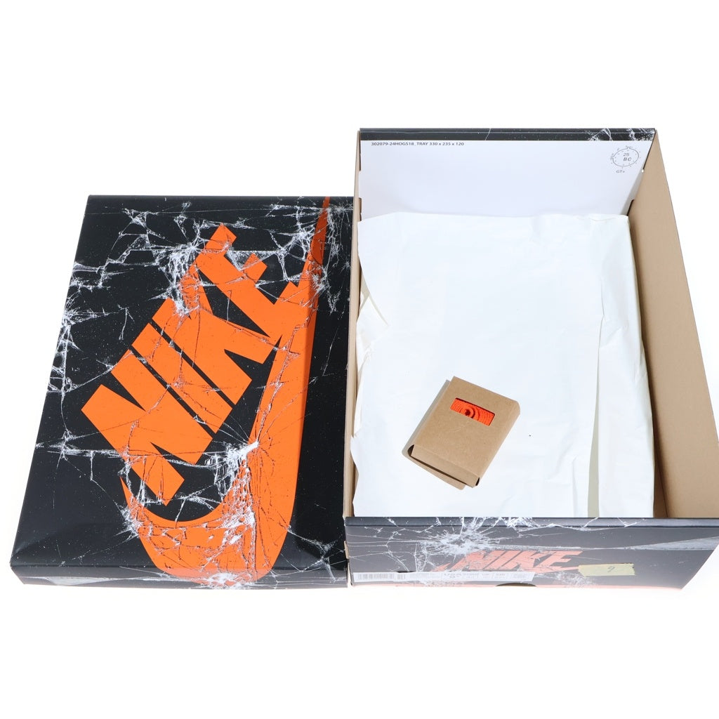 NIKE(ナイキ) AIR JORDAN 1 RETRO HIGH OG SHATTERED BACKBOARD DZ5485-008 エアジョーダン1 レトロ シャッタードバックボード ハイカットスニーカー オレンジ/ブラック US9.5/27.5cm