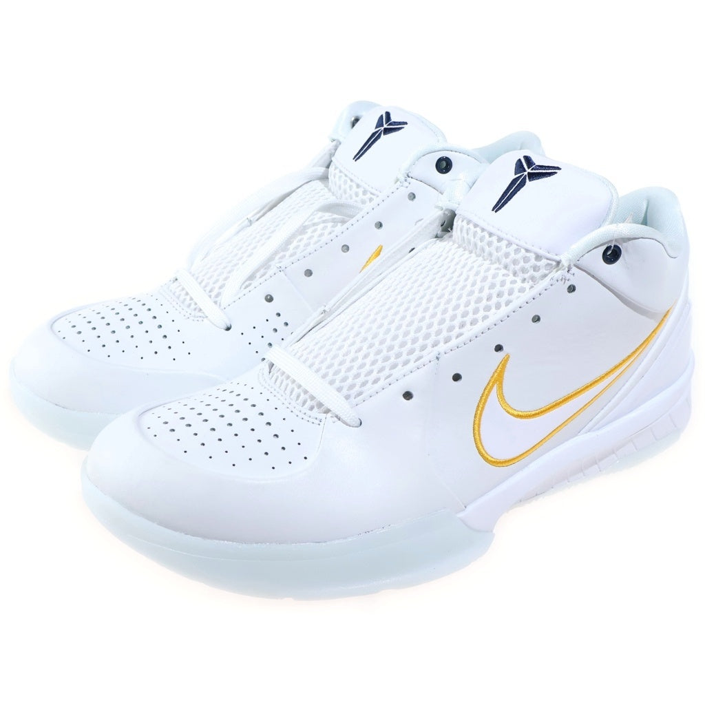 NIKE(ナイキ) KOBE 4 PROTRO DRAFT PACK PACERS IV6585-900 コービー4 プロトロ ドラフトパック ペイサーズ ローカットスニーカー ホワイト/イエロー US9.5/27.5cm