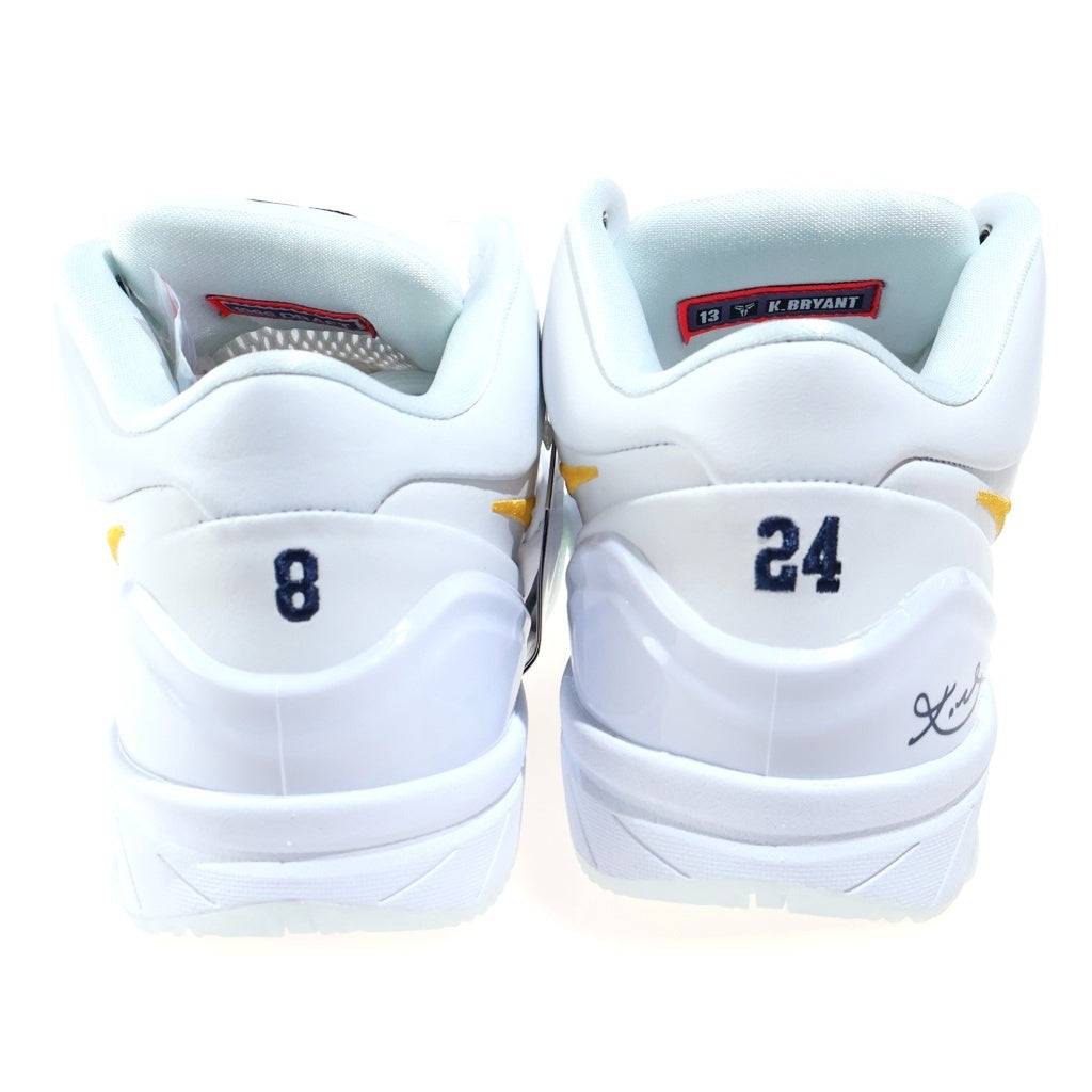 NIKE(ナイキ) KOBE 4 PROTRO DRAFT PACK PACERS IV6585-900 コービー4 プロトロ ドラフトパック ペイサーズ ローカットスニーカー ホワイト/イエロー US9.5/27.5cm