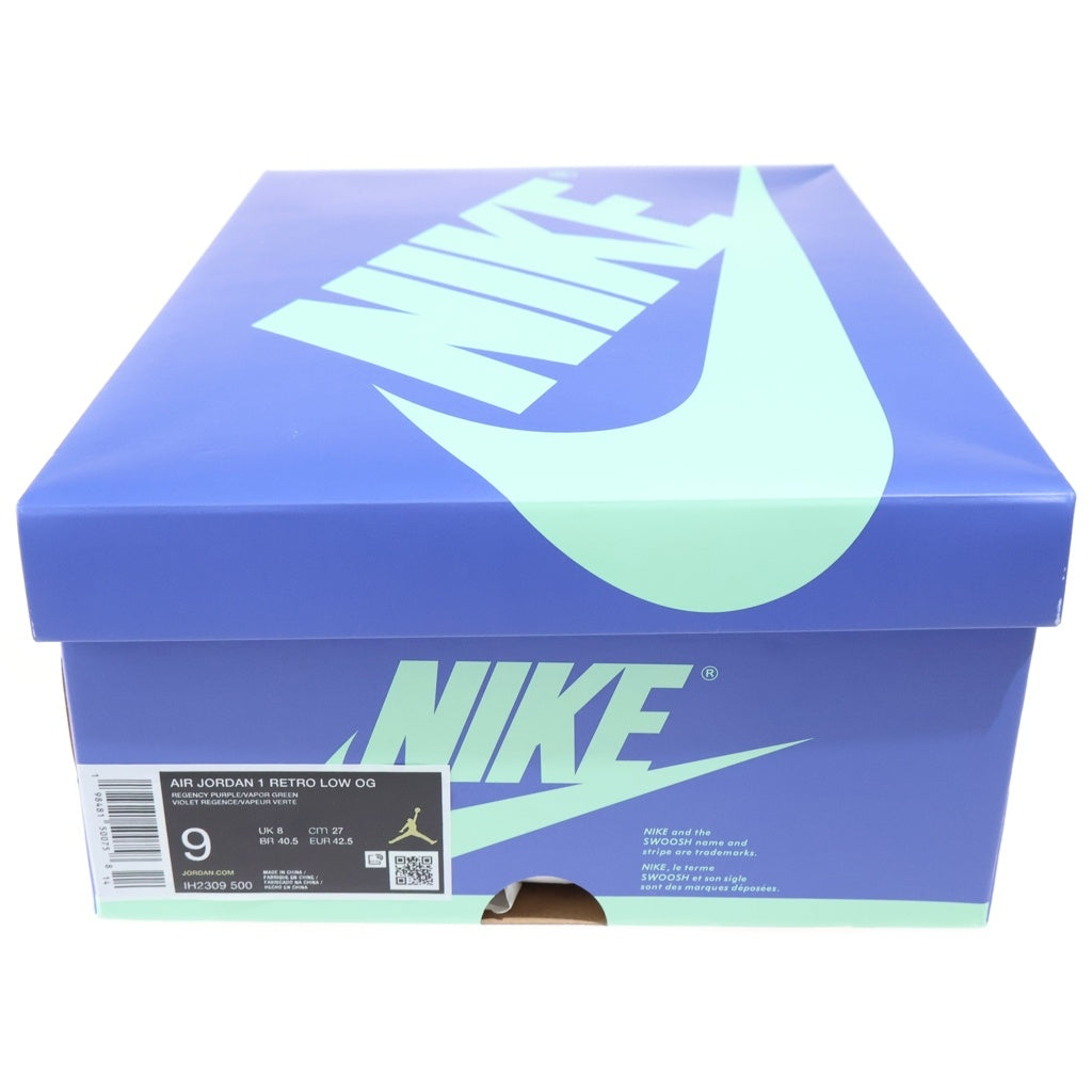 NIKE(ナイキ) ×ZION WILLIAMSON AIR JORDAN 1 LOW OG VOODOO ALTERNATE IH2309-500 エアジョーダン1 ローカットスニーカー US9/27cm