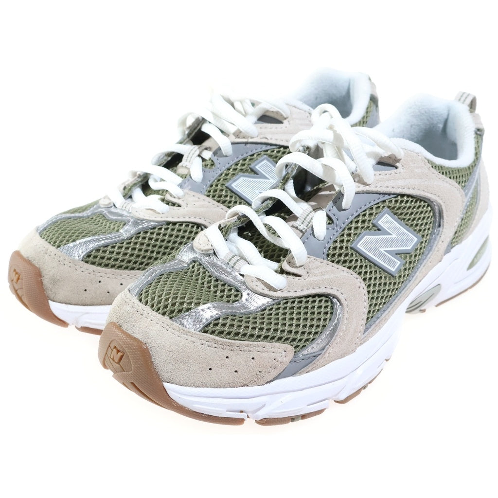 New Balance(ニューバランス) MR530GA メッシュスウェード ローカットスニーカー カーキ/ベージュ US6.5/24.5cm レディース
