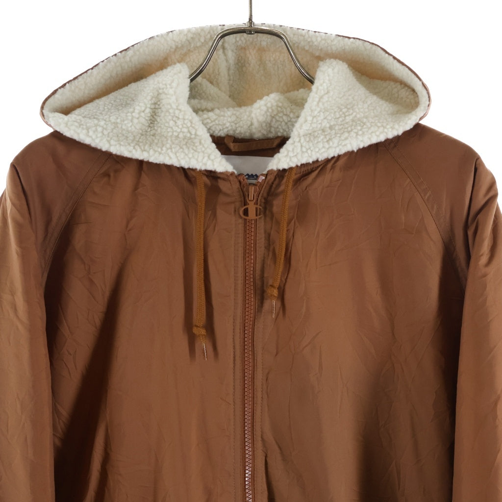 SUPREME(シュプリーム) 17AW ×Champion Sherpa Lined Hooded Jacket チャンピオン シェルパ ラインド 裏地ボア フーデッド パーカー ジャケット ブラウン