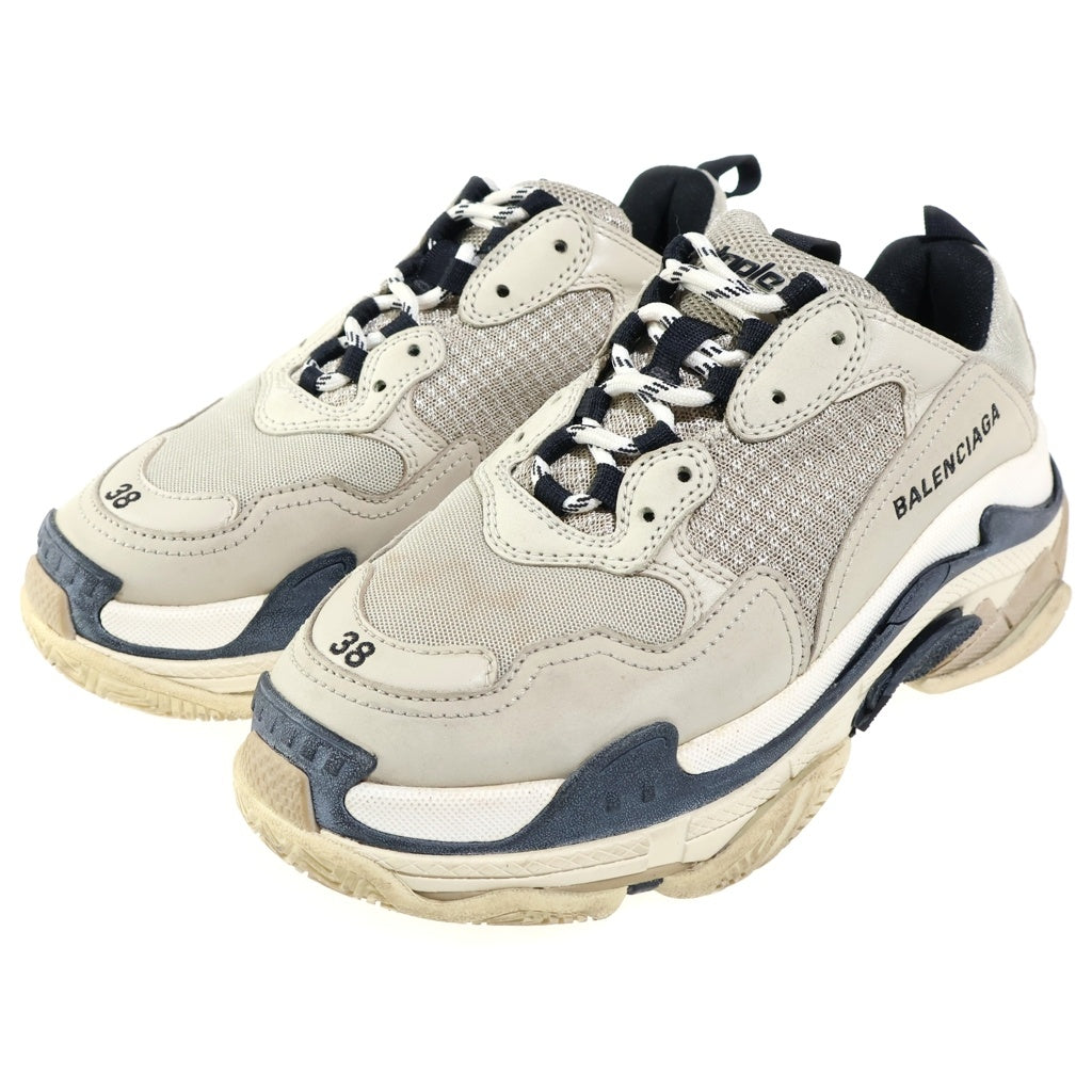 BALENCIAGA(バレンシアガ) トリプルS スニーカー アイボリー #38/25cm 524039