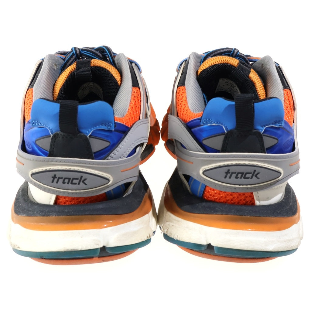 BALENCIAGA(バレンシアガ) トラックトレーナー ローカットスニーカー ホワイト×ブルー×オレンジ 542023