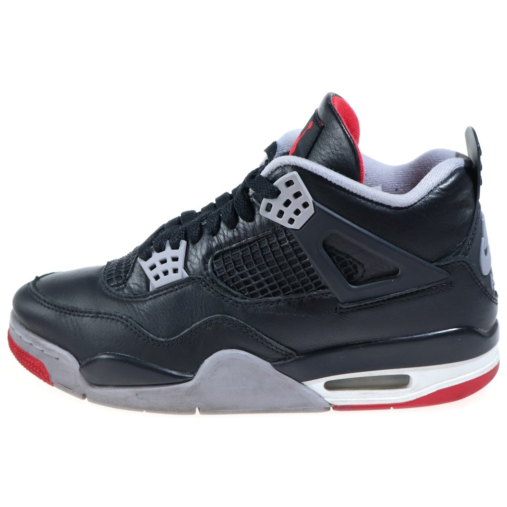 NIKE(ナイキ) AIR JORDAN4 RETRO BRED REIMAGINED エアジョーダン4 レトロ ブレッド リイマジンド ハイカットスニーカー ブラック US9/27cm FV5029-006