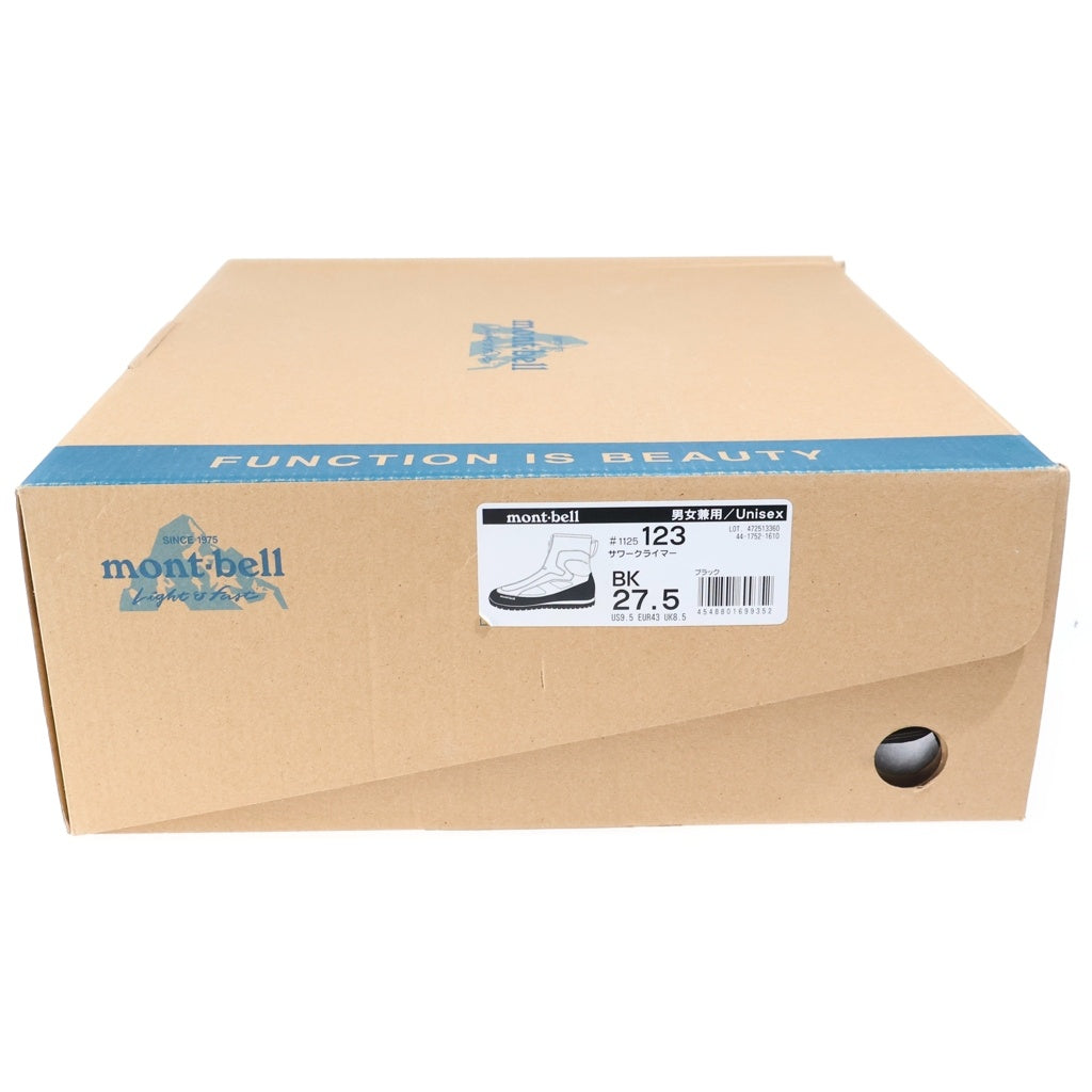 Montbell(モンベル) ジップ トレッキングブーツ ブラック US9.5/27.5cm 472513360