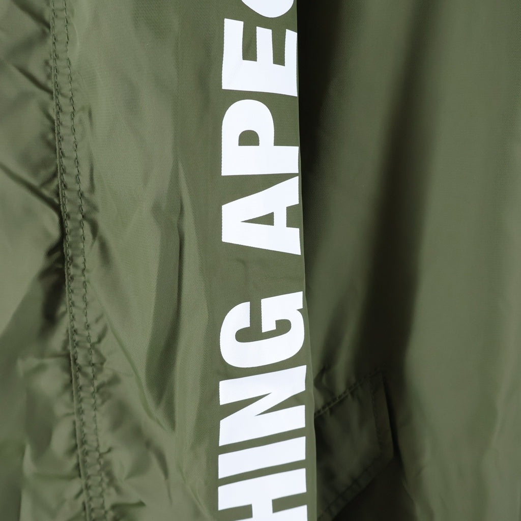A BATHING APE(アベイシングエイプ) MA-1 フライトジャケット カーキ 001GDE201009X