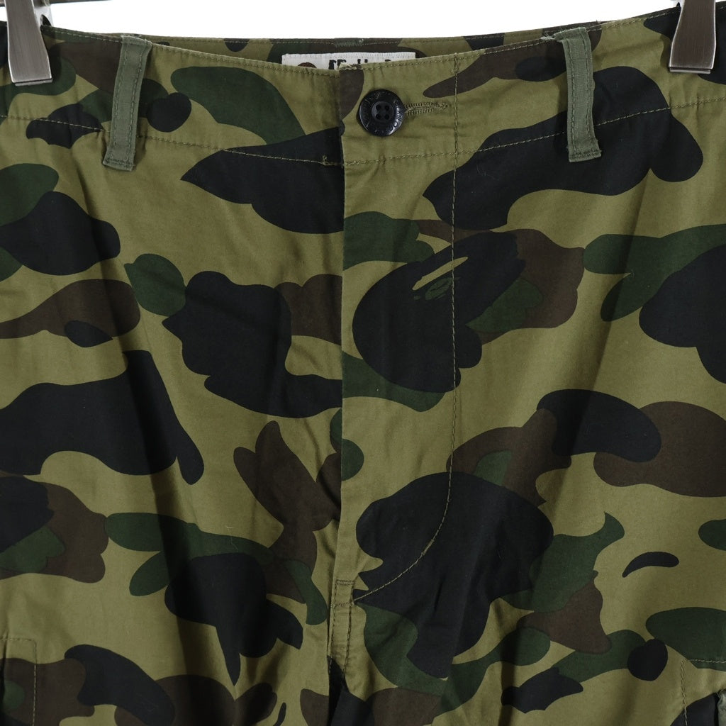 A BATHING APE(アベイシングエイプ) Cargo Short カモフラ カーゴショーツ カーキ 001SPG301025X