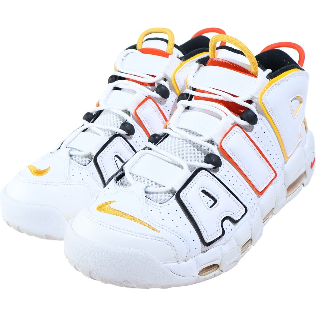 NIKE(ナイキ) AIR MORE UPTEMPO RAYGUNS エア モア アップテンポ レイガンズ ハイカットスニーカー ホワイト US9.5/27.5cm DD9223-100
