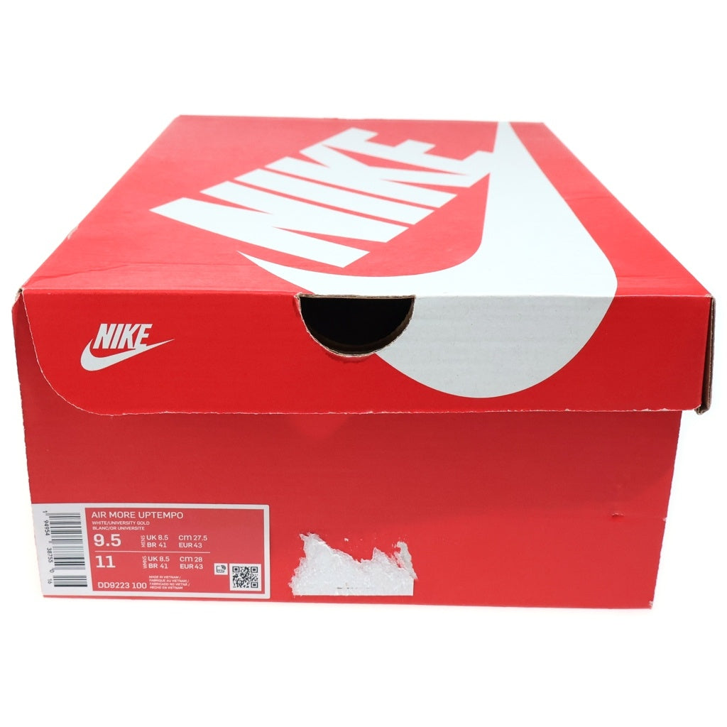 NIKE(ナイキ) AIR MORE UPTEMPO RAYGUNS エア モア アップテンポ レイガンズ ハイカットスニーカー ホワイト US9.5/27.5cm DD9223-100